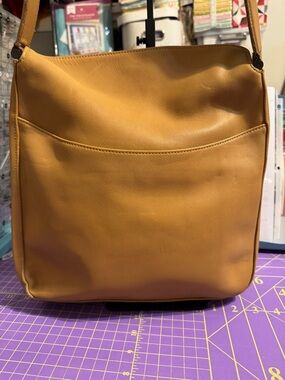 Coach Tan Leather Whitney Hobo Shoulder Bag Style AOD 9180